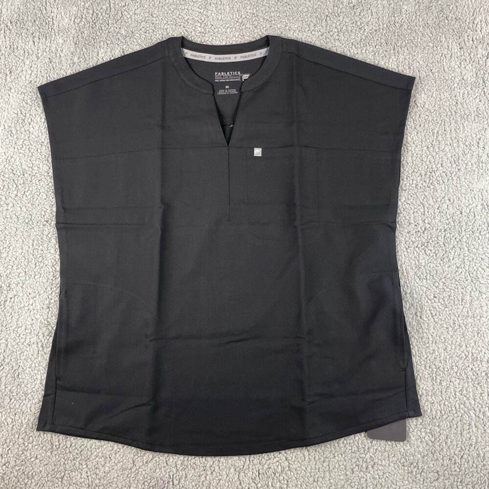 Fabletics Womens Medium Black Polyester Viscose E… - image 1